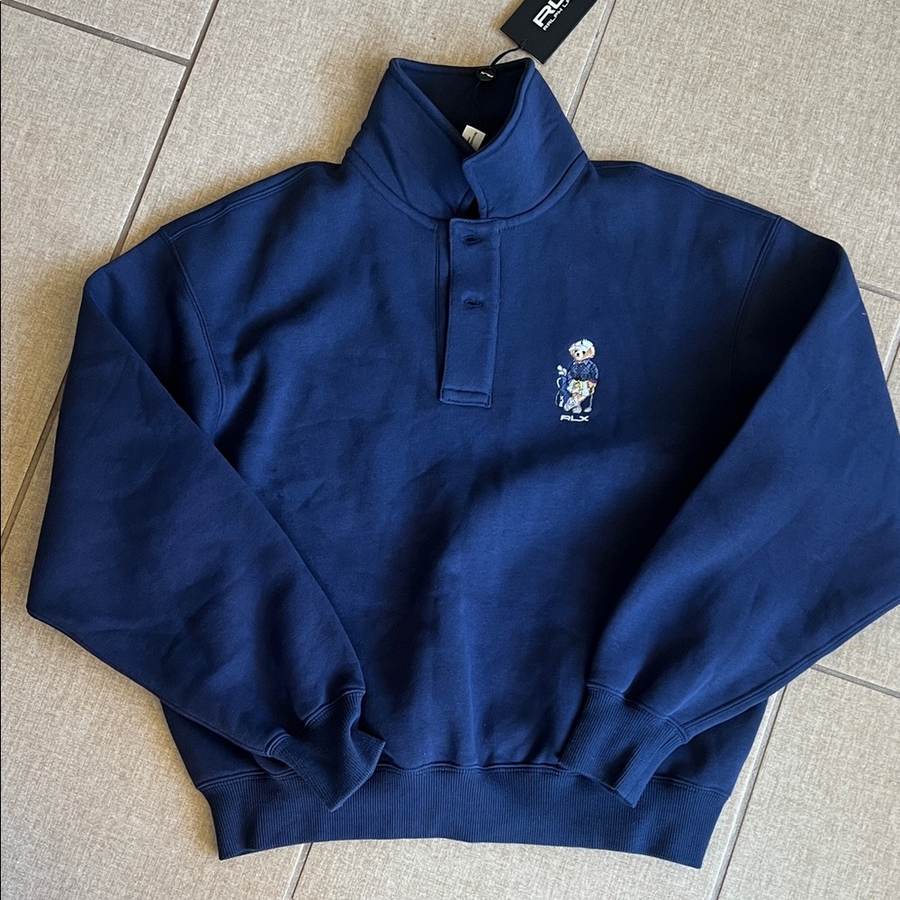 NWT RLX Ralph Lauren Polo Bear fleece